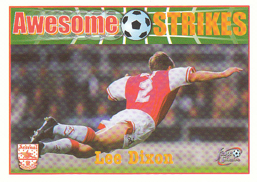 Lee Dixon Arsenal 1997/98 Futera Fans' Selection #58